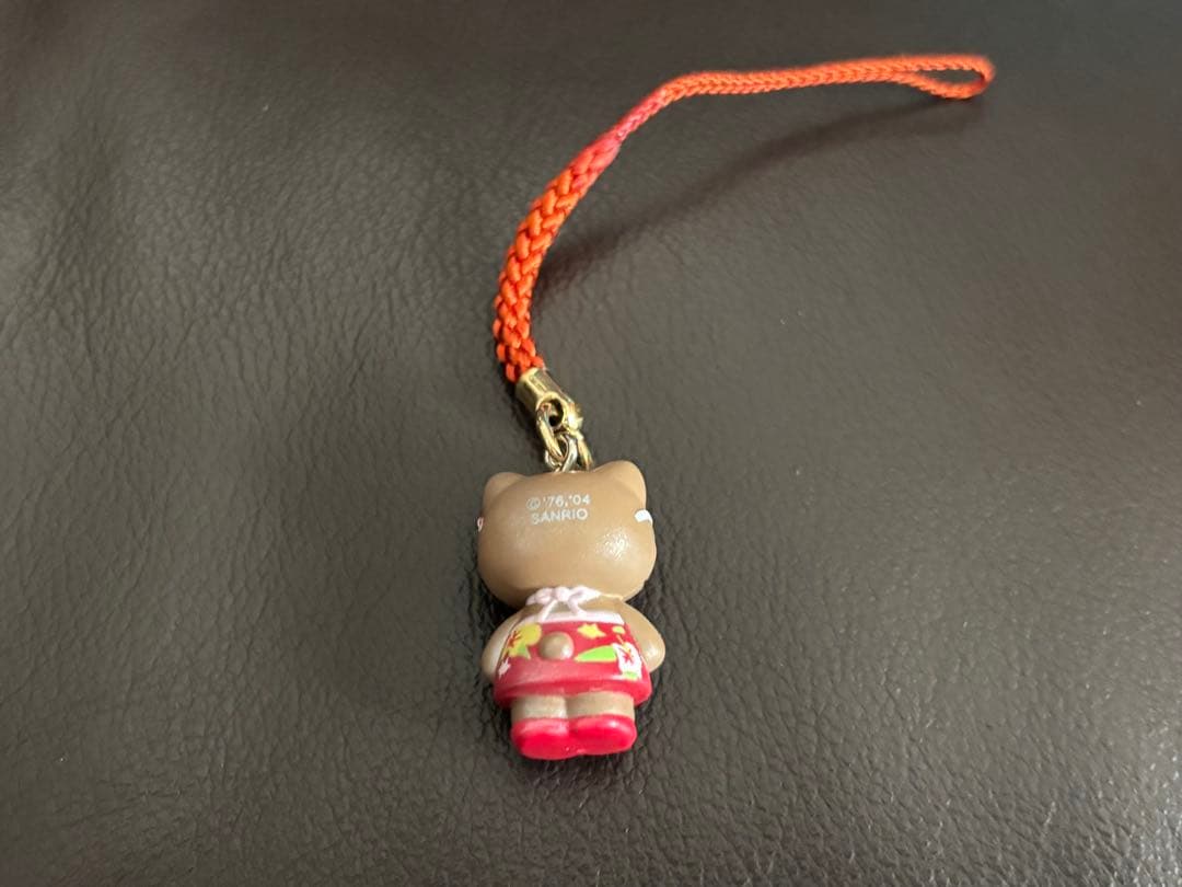 平成レトロ レア サンリオ 日焼けキティ ストラップ ご当地ストラップ