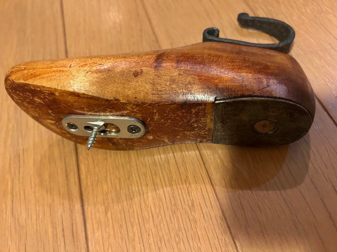アンティーク⭐︎木靴型　シューモールドのフック