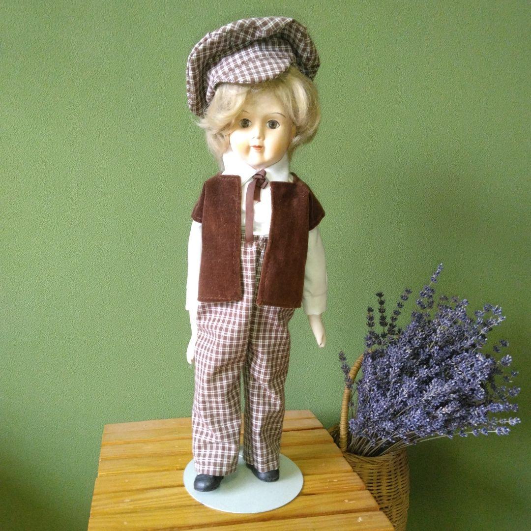 西洋人形 ビスクドール アンティーク 男の子 - メルカリ