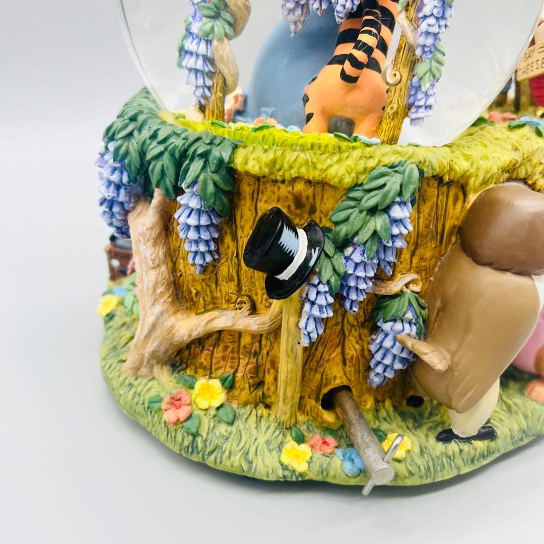 ［レア］くまのプーさんオルゴール　スノードーム　スノーグローブ