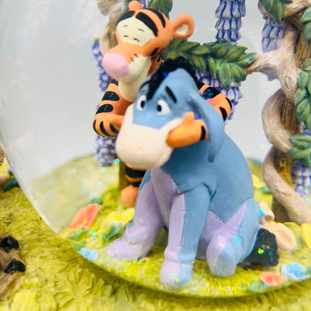 ［レア］くまのプーさんオルゴール　スノードーム　スノーグローブ