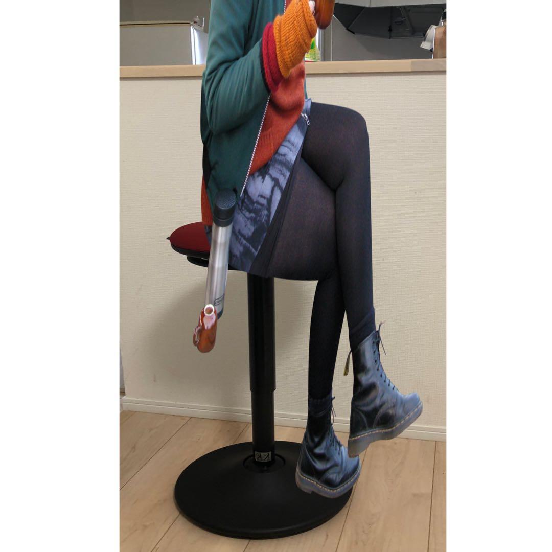 S♢841 オカムラ ピルエット スイング脚スツール L122EA