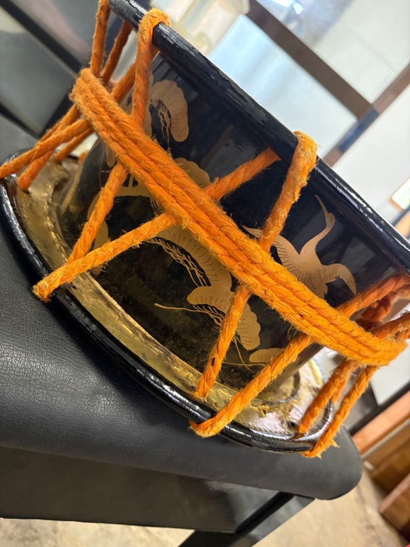 希少　和太鼓 締太鼓 バチ付き　和楽器