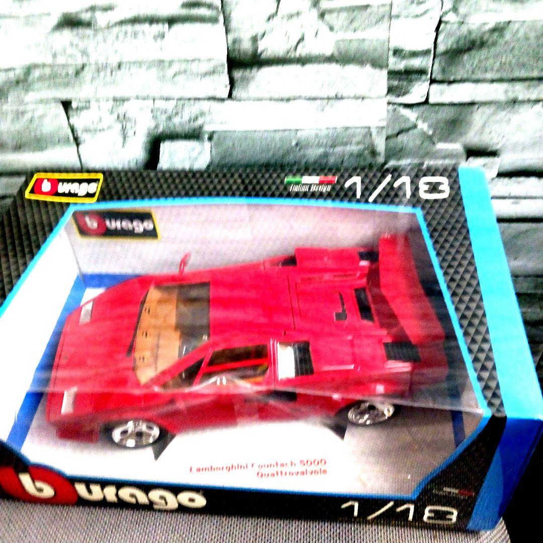 ミニカー Burago Lamborghini Countach 1/18