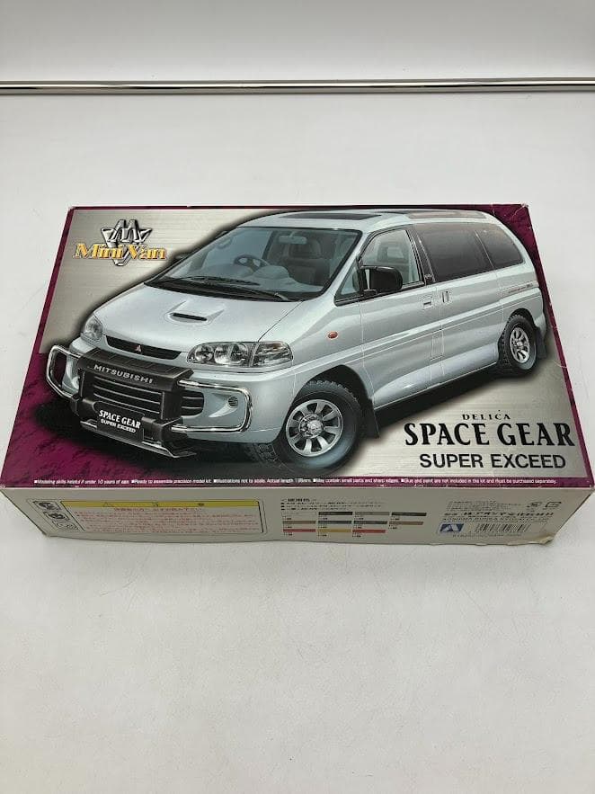 デリカSpace Gear Super Exceed 三菱　プラモデル アオシマ 三菱 デリカ スペースギア スーパーエクシード｜車・AUTO