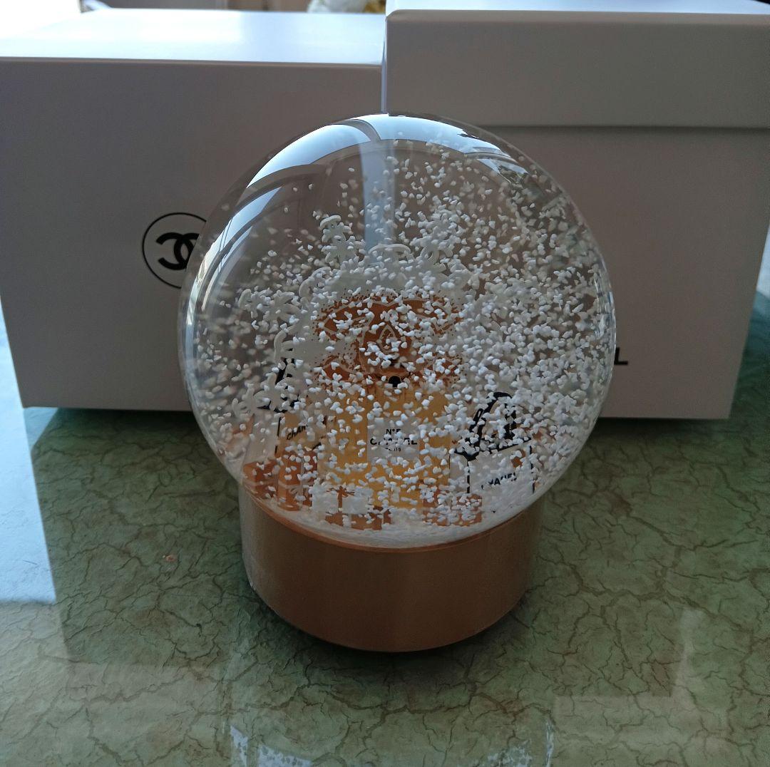 シャネル　CHANEL スノードーム　クリスタル　スノーボール　VIPギフト