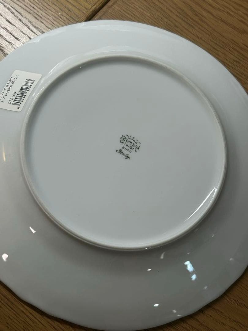 ●リチャードジノリ●ベッキオホワイト プレート 約25センチ《6枚セット》未使用