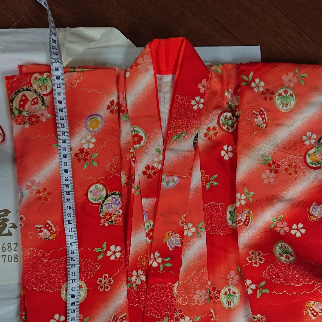 七五三 女の子 着物 セット クリーニング済み 年代物