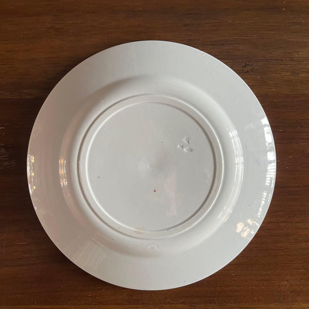 クレイユモントロー Linotte リノット デザート皿 フランスアンティーク