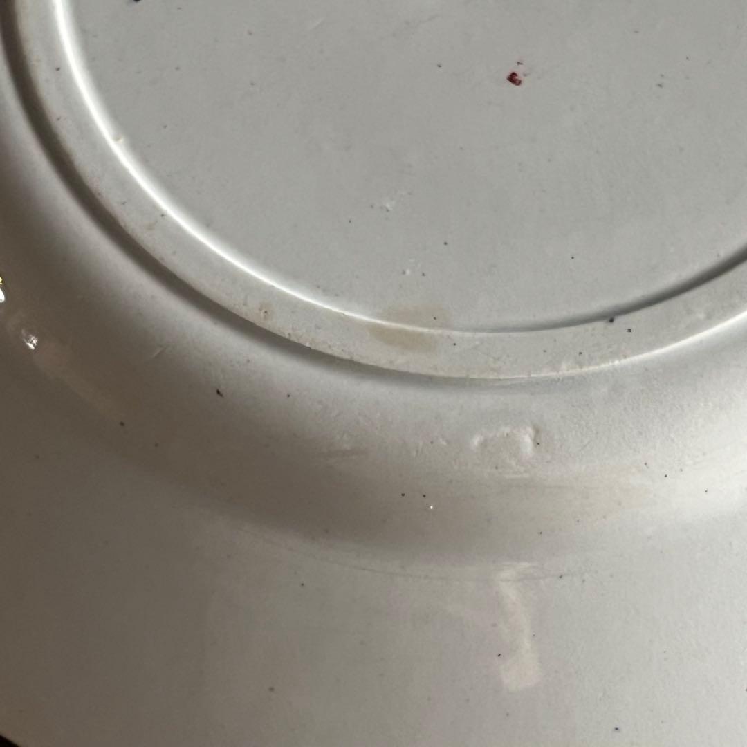 クレイユモントロー Linotte リノット デザート皿 フランスアンティーク