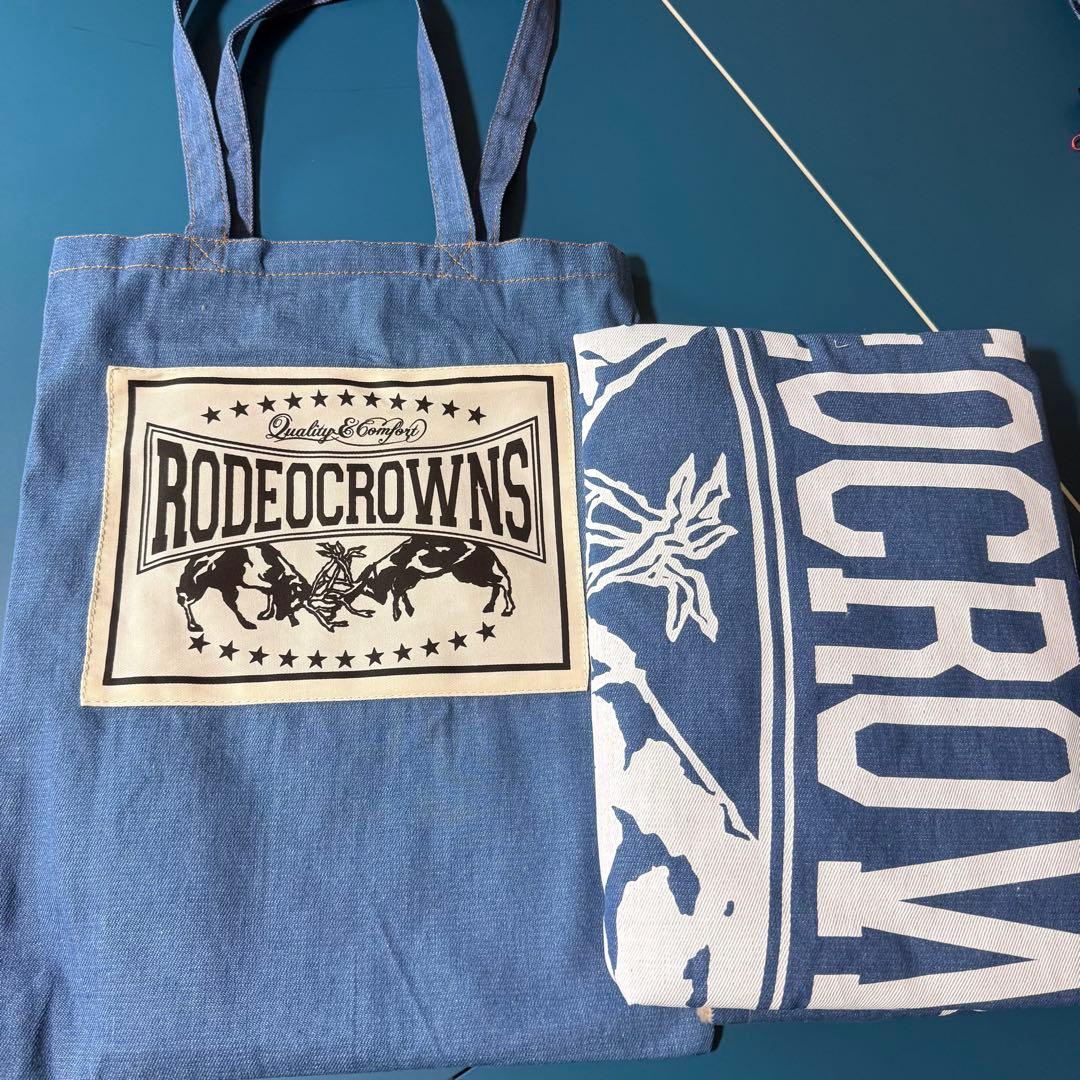RODEO CROWNS ノベルティ フリースボアデニムブランケット - メルカリ