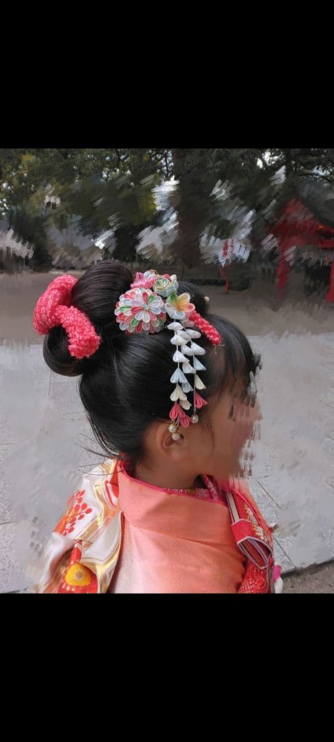 髪飾りセット 七五三　7歳
