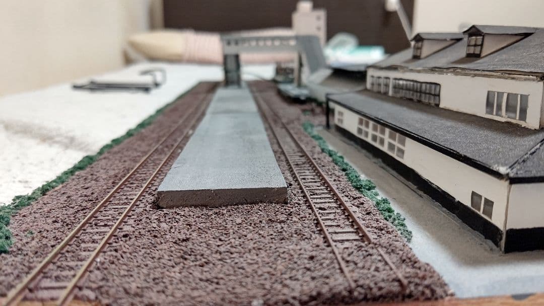 Nゲージ旧室蘭駅風ジオラマ - メルカリ