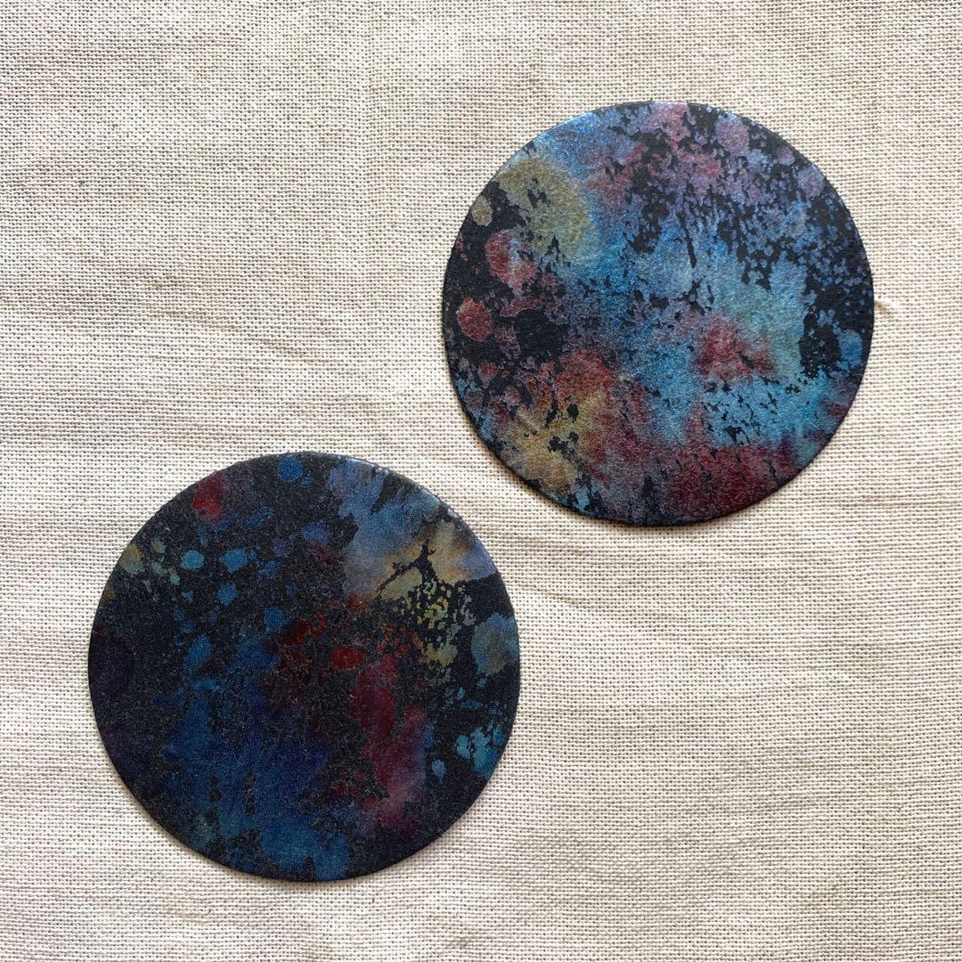 【新品未使用】所作 Shosa 名刺入れ カード入れ オーロラ コースター2枚