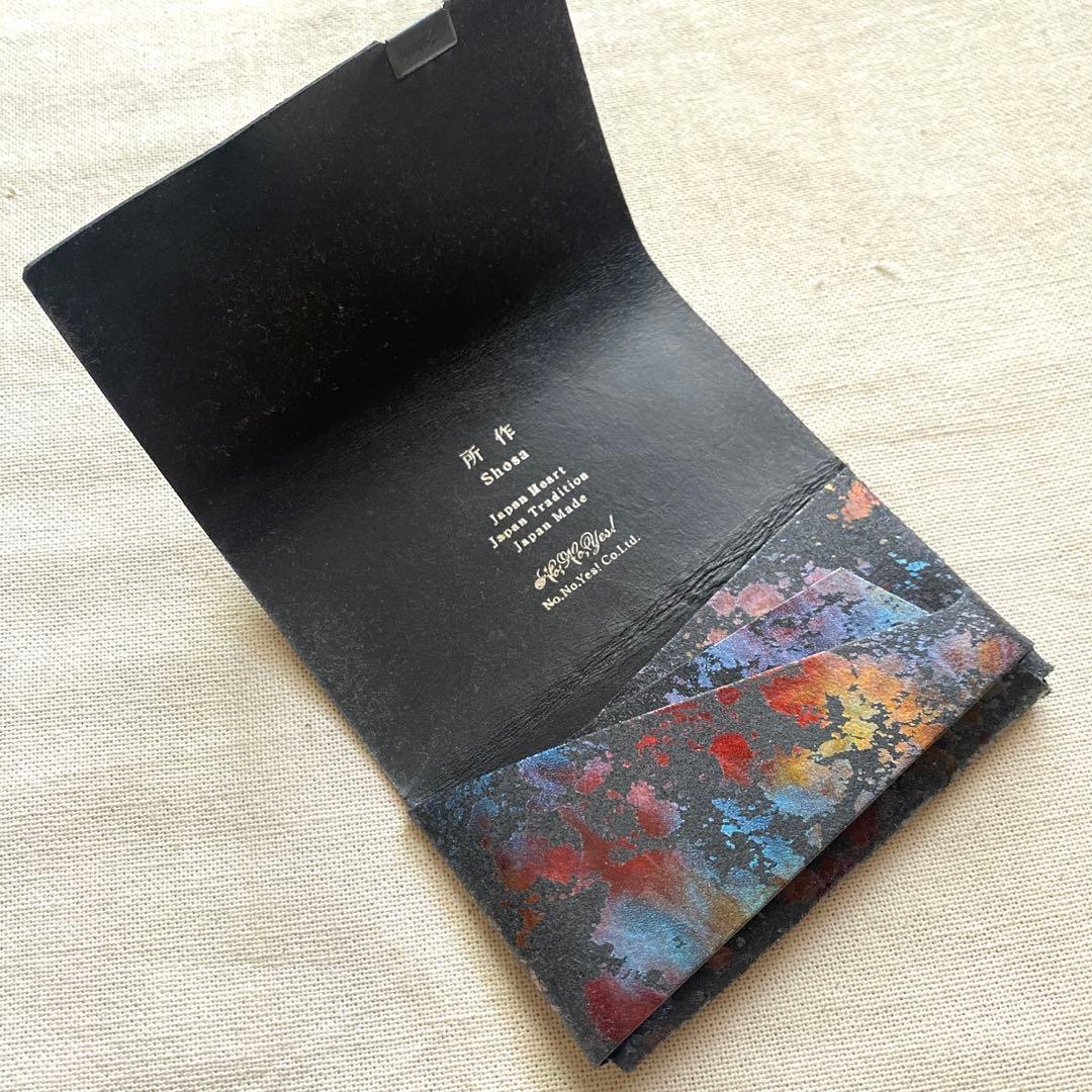 【新品未使用】所作 Shosa 名刺入れ カード入れ オーロラ コースター2枚