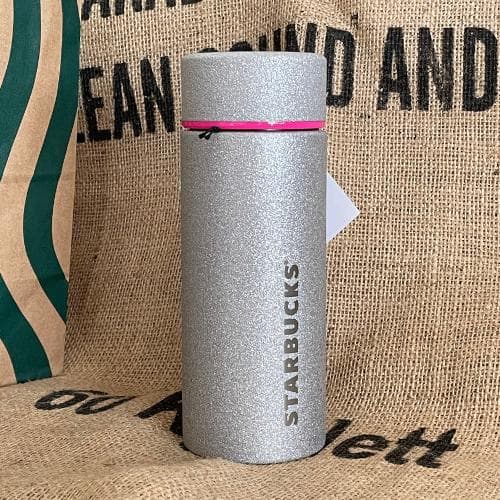 スターバックス2023】新品未使用｜グリッターシルバー ステンレス