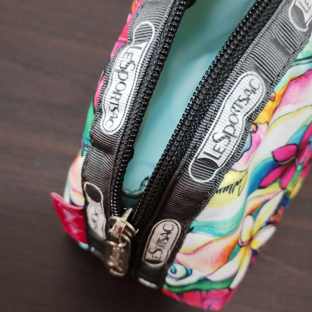 LeSportsac カラフル花柄ポーチ レスポ コリーンウィルコックス ポーチ