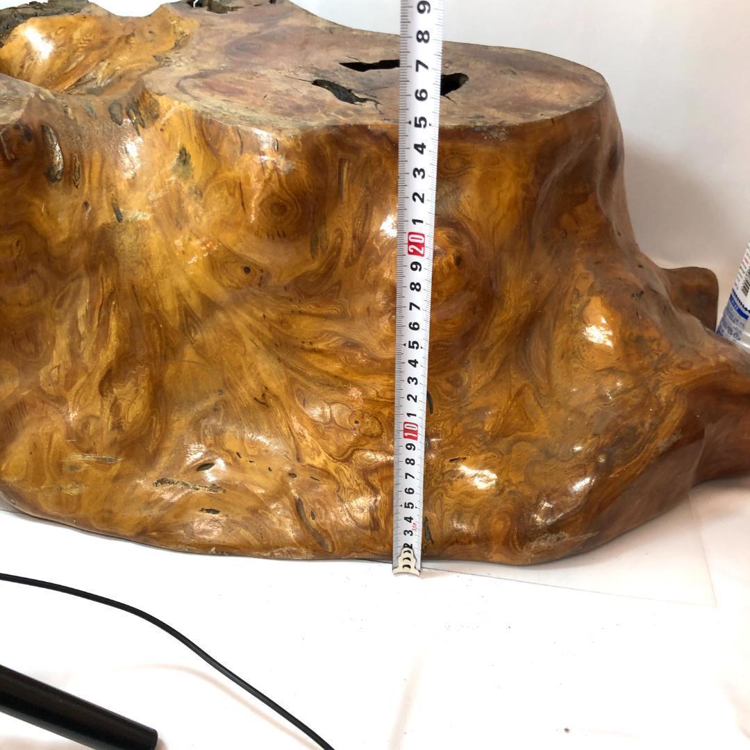 盆栽台、華台　花台　盆栽卓　飾り台　天然木 　60㎝、15.8kg