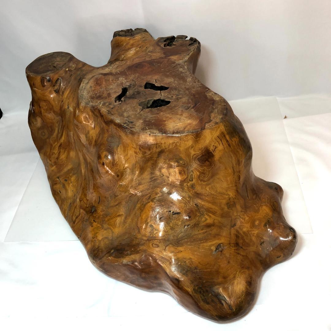 盆栽台、華台　花台　盆栽卓　飾り台　天然木 　60㎝、15.8kg