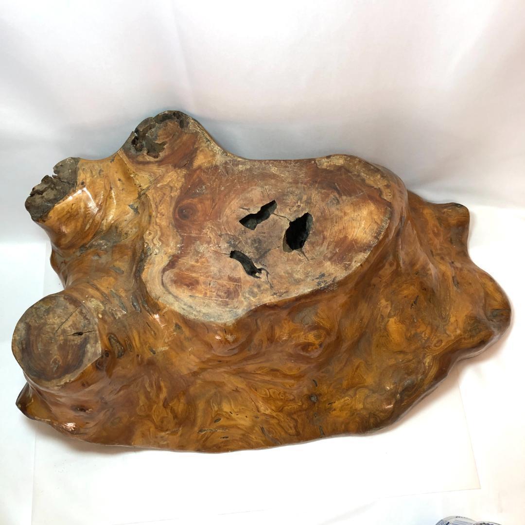 盆栽台、華台　花台　盆栽卓　飾り台　天然木 　60㎝、15.8kg