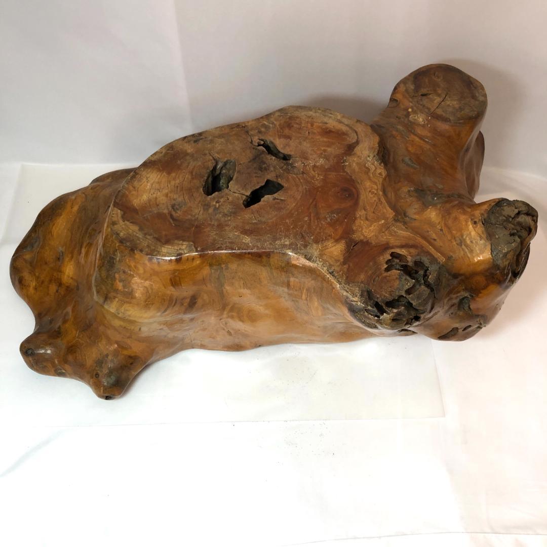 盆栽台、華台　花台　盆栽卓　飾り台　天然木 　60㎝、15.8kg