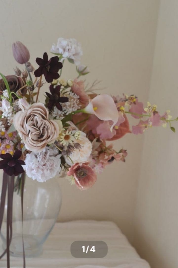 ⭐︎最終値下げ【ブートニア付き】ウェリングブーケ