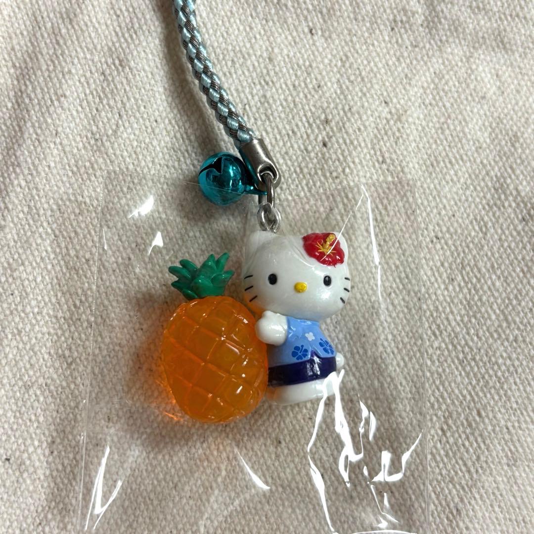ご当地キティ 沖縄限定 パイナップル ストラップ