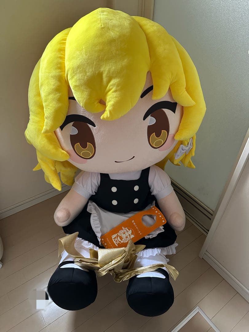 どきゅーと 東方project 直特大ぬいぐるみ 霧雨魔理沙 約110cm