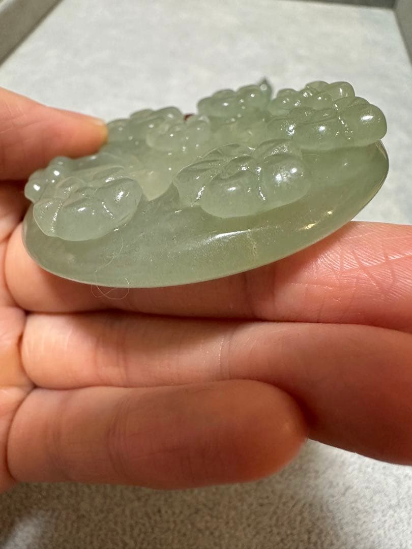 春節祭　梅花シャー太翠ペンダント