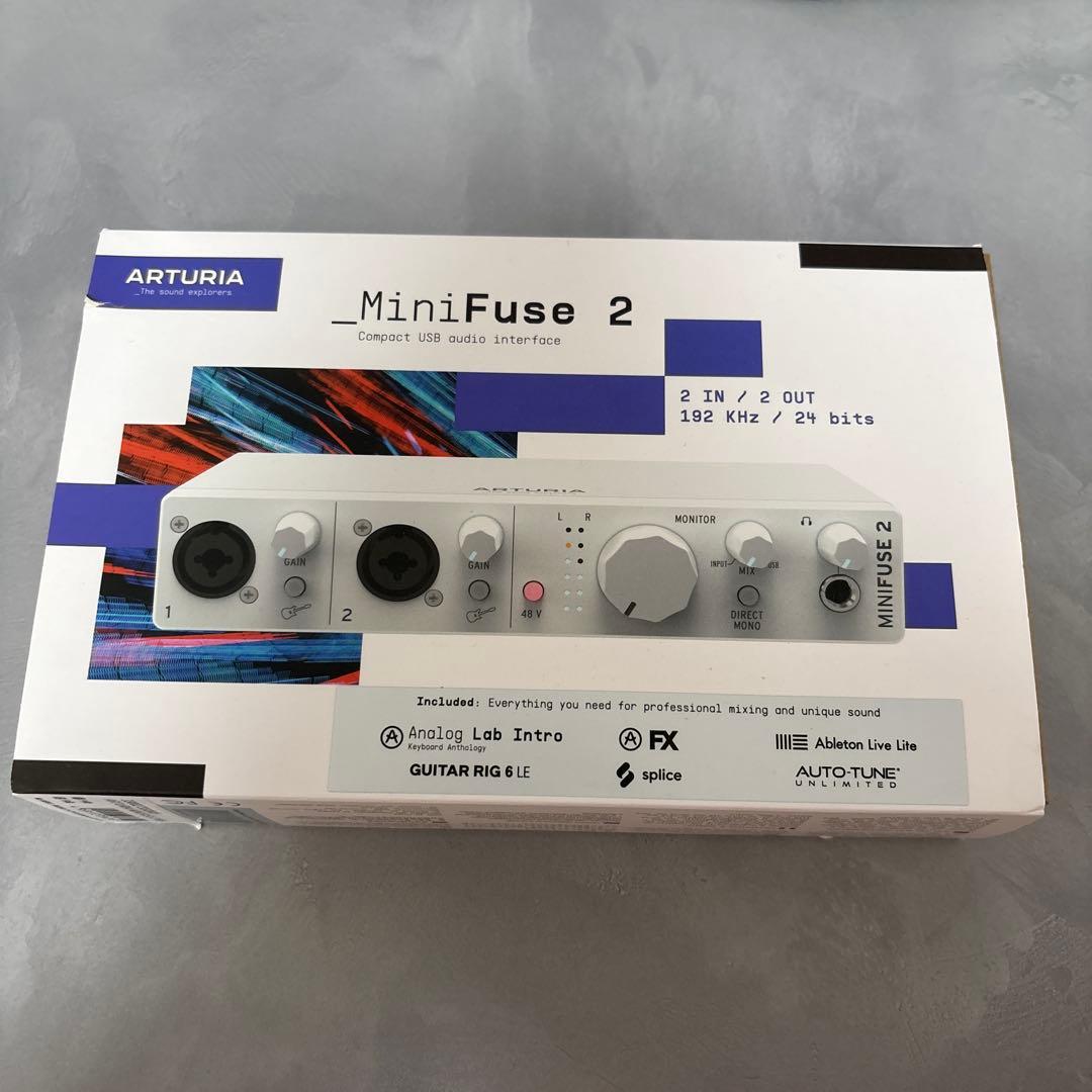 ARTURIA MiniFuse2 ホワイト オーディオインターフェース