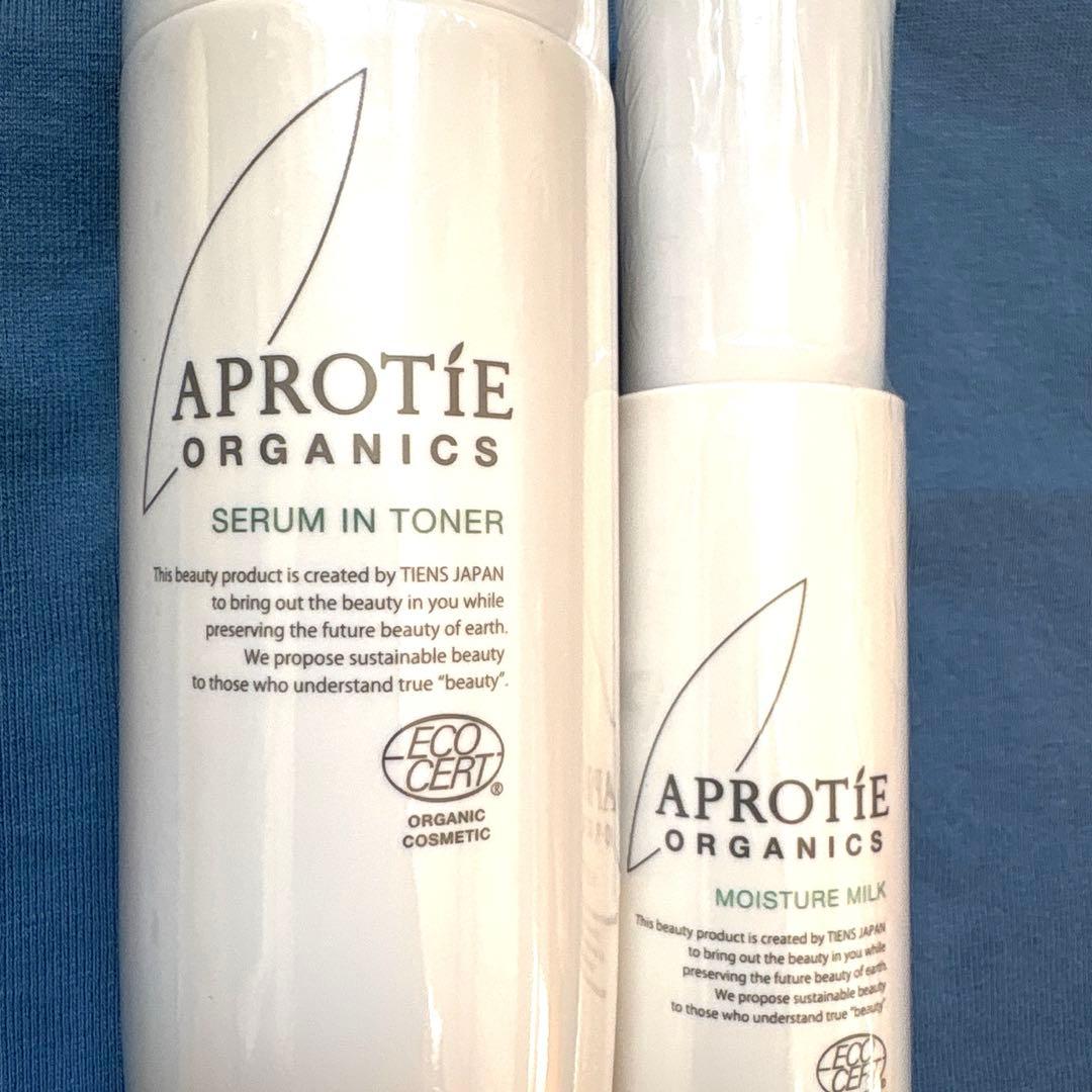 ティエンズ AP アプロティーオーガニックセラム、オーガニックモイスチャーミルク