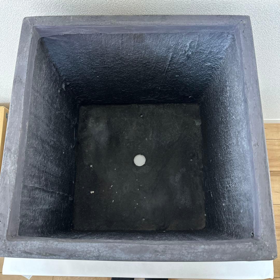 ローラアシュレイ　45cm　グレー　アンティーク鉢　植木鉢　鉢植