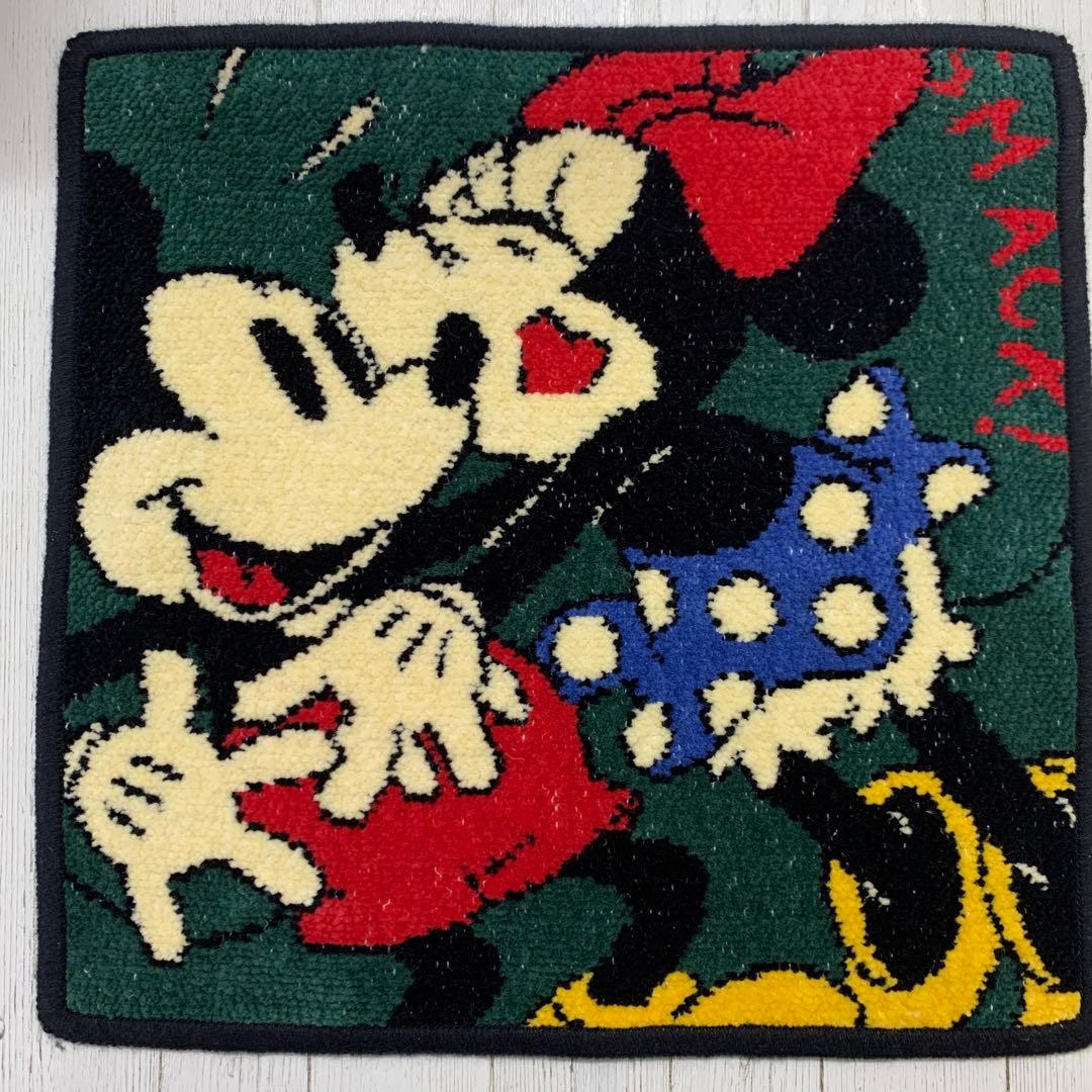 ミッキー &ミニー シェニール織り タオルハンカチ 未使用 - メルカリ