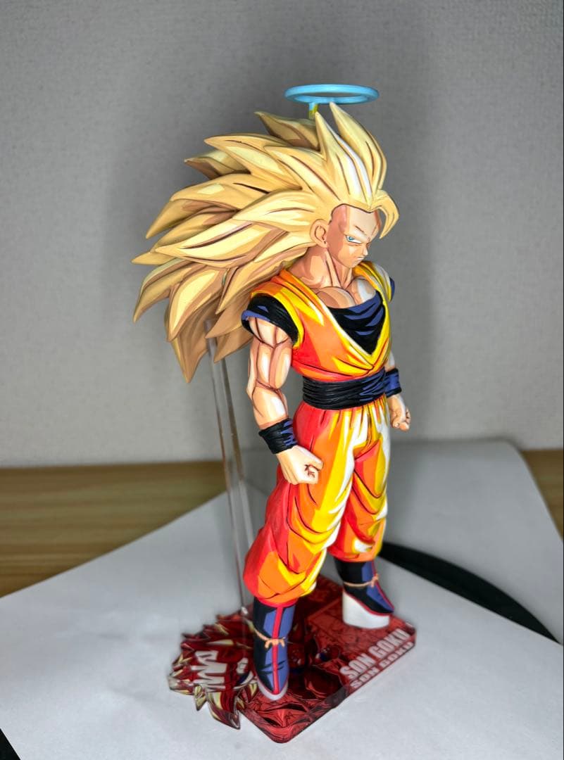 あ*さ様 ドラゴンボール 孫悟空 超サイヤ人3 リペイント フィギュア