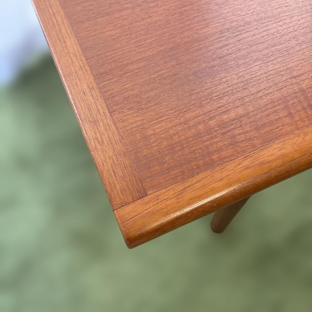 美品　ローテーブル　北欧デザイン　チーク材　センターテーブル