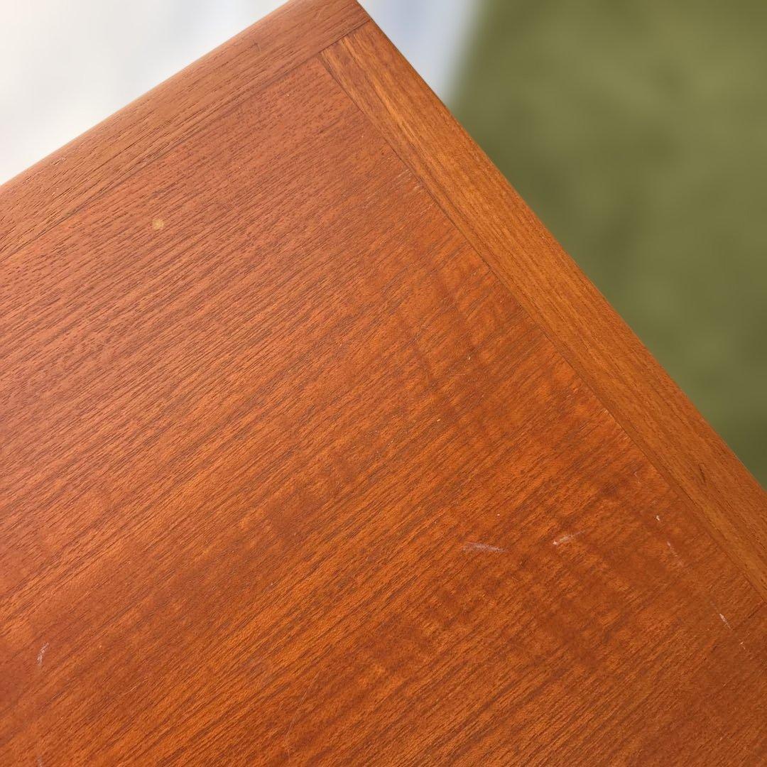 美品　ローテーブル　北欧デザイン　チーク材　センターテーブル