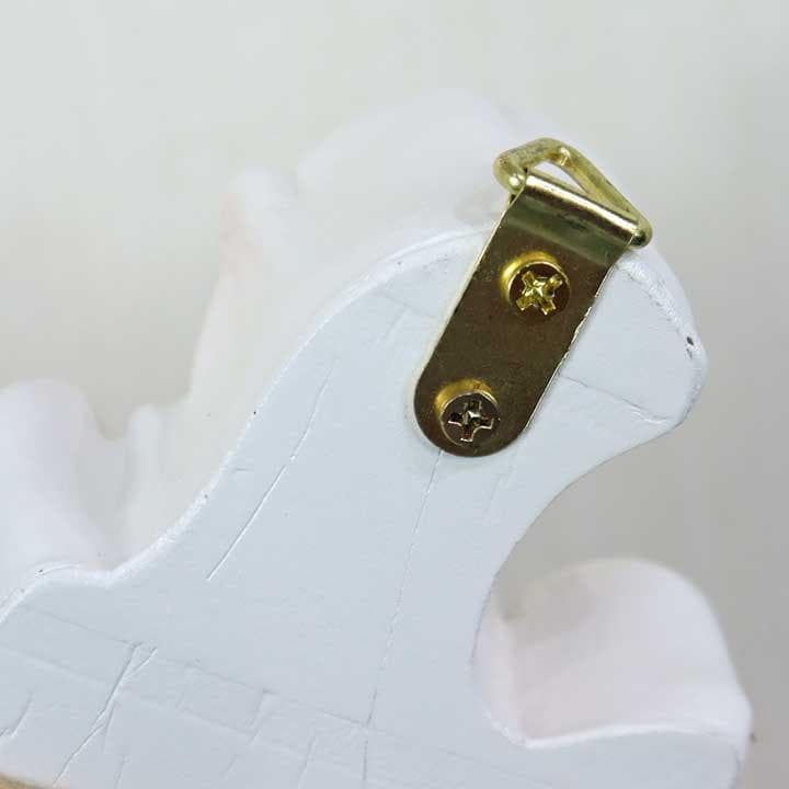 ロココ調 壁掛けミラーS 鏡 完成品 猫脚 姫家具