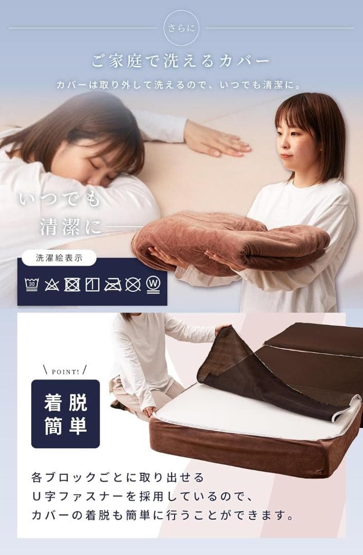 新品⭐️極厚20㎝　重めの体重をしっかり支える硬さ！高反発ウレタンマットレス