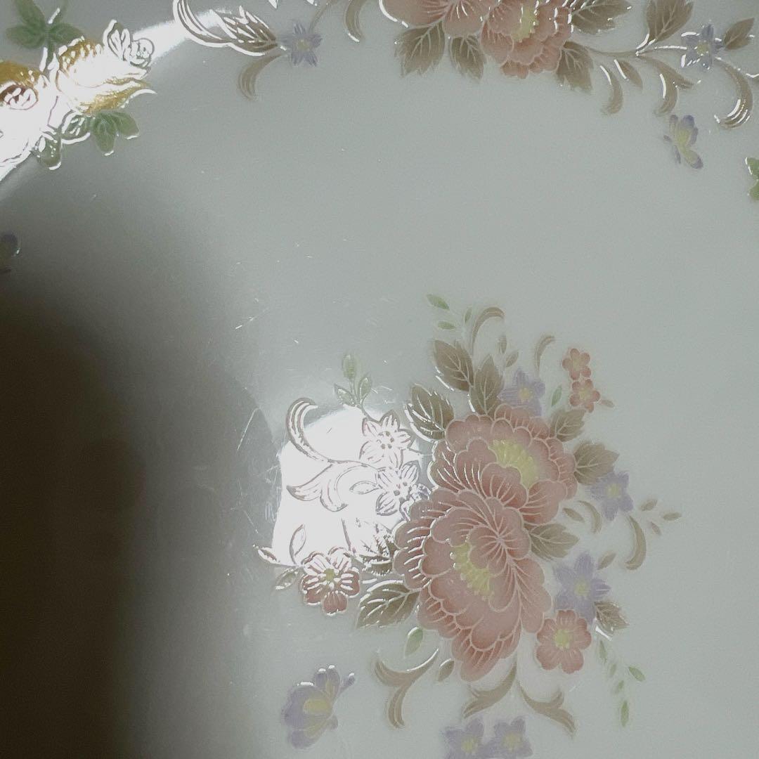 ナルミ NARUMI ボーンチャイナ プレート5枚セット ぼたん中華皿 - メルカリ