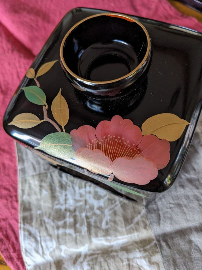 ✨新品　会津塗　お屠蘇セット 松竹梅盃 酒器 　正月　お祝い