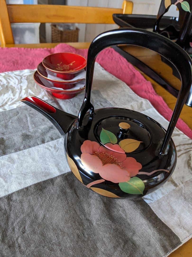 ✨新品　会津塗　お屠蘇セット 松竹梅盃 酒器 　正月　お祝い