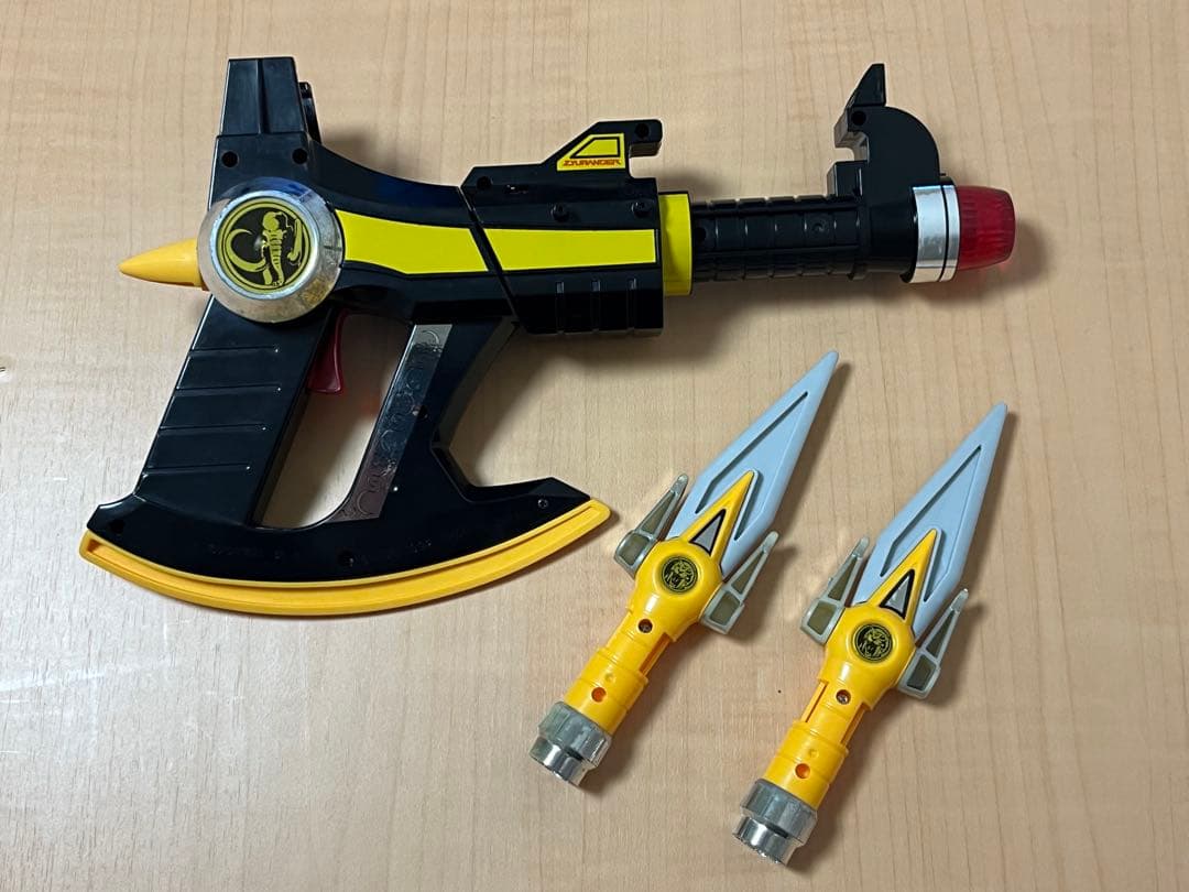 当時物】恐竜戦隊ジュウレンジャー 伝説の武器セット2 1992年 動作確認