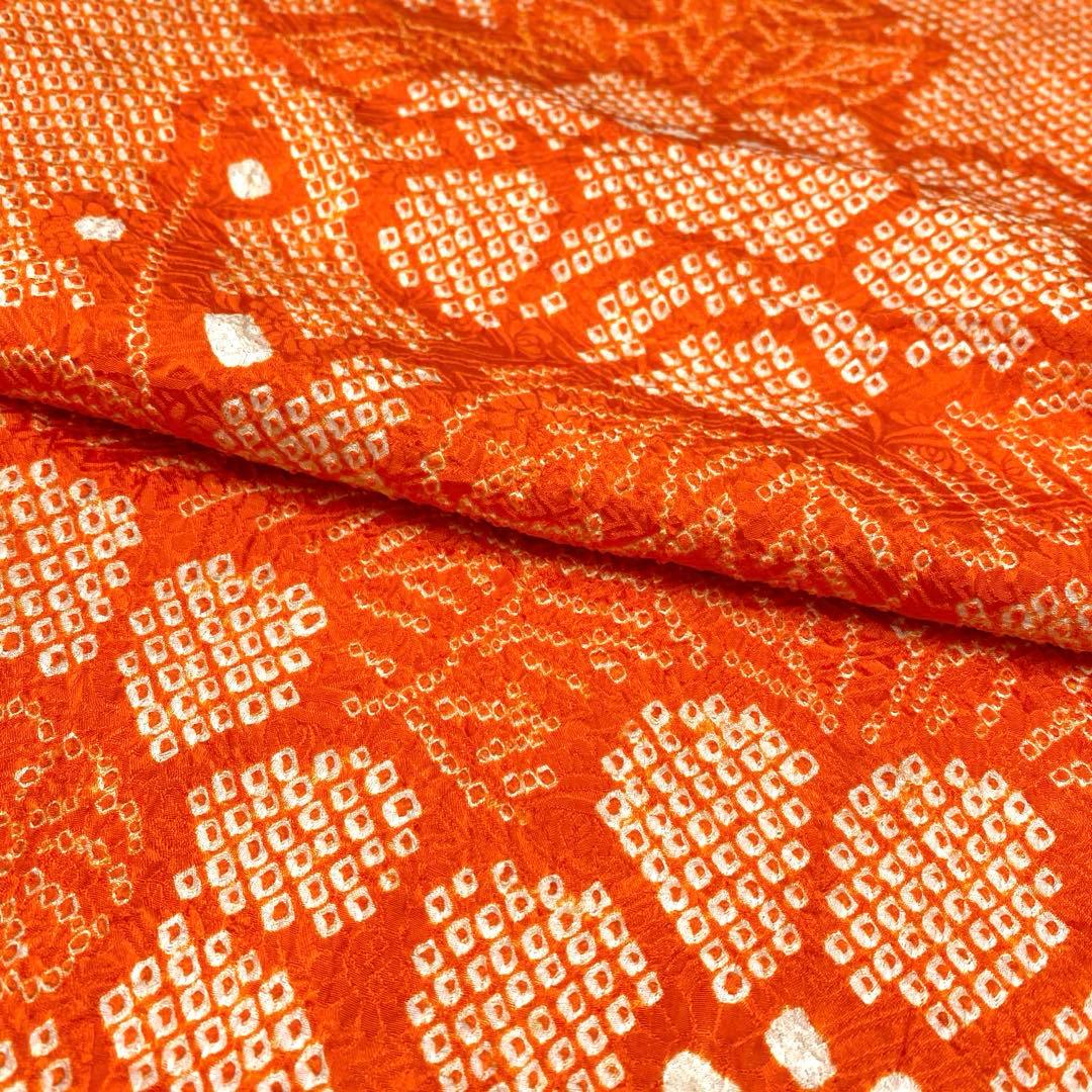 510agu18◎七五三 7歳 女児 総絞り 着物のみ◎