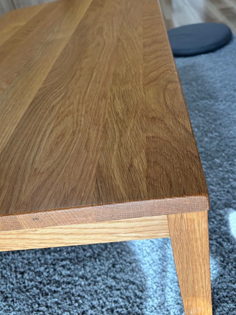高野木工　リビングテーブル　オーク無垢材