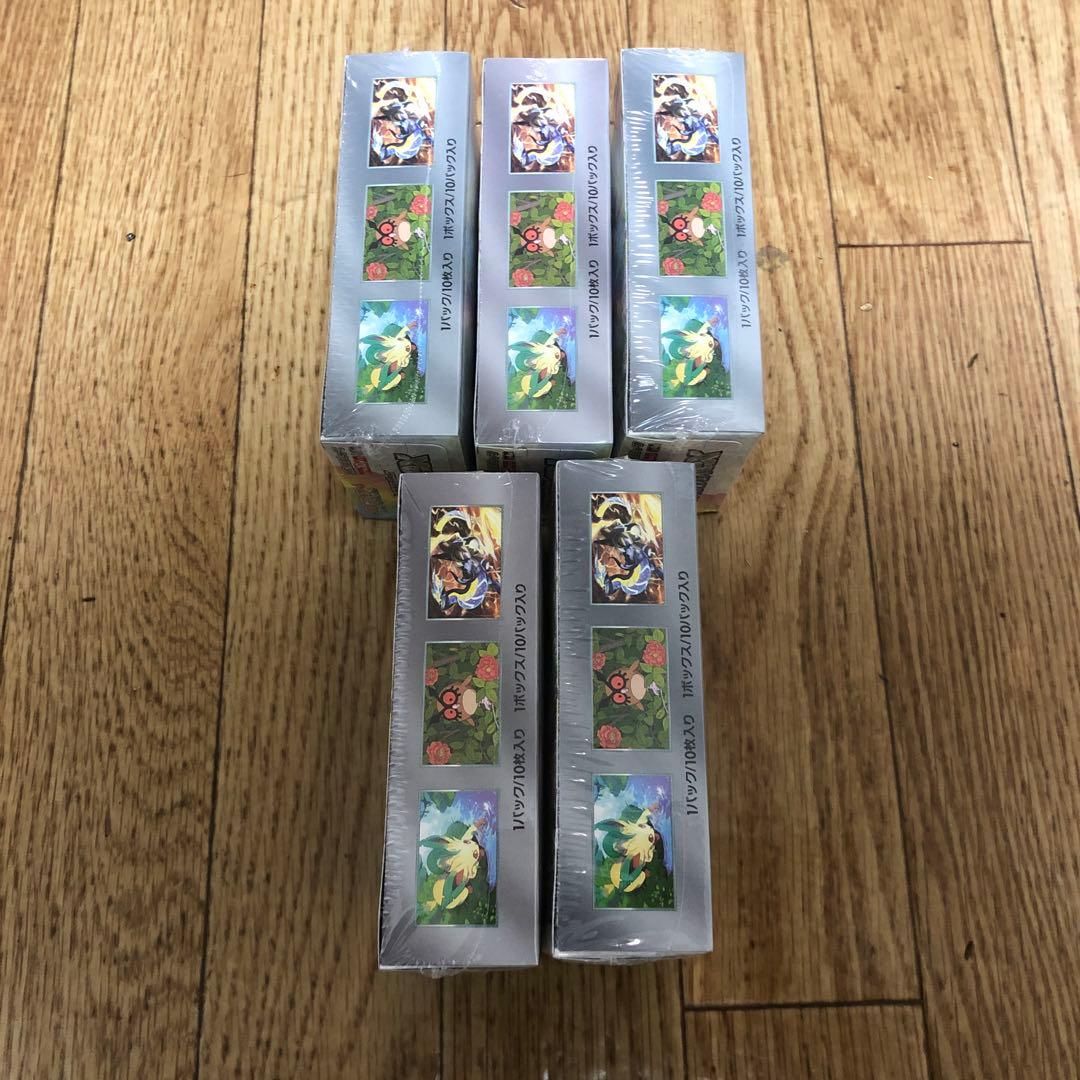 ポケカ テラスタルフェスex シュリンク付き 5box - メルカリ