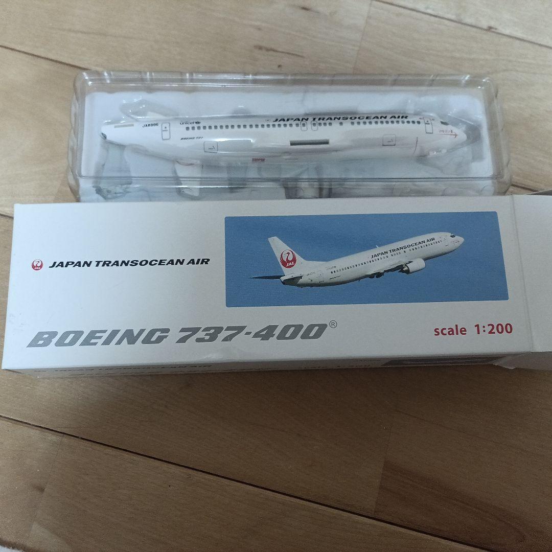 航空機・ヘリコプター JAPAN TRANSOCEAN Boeing 737-400 1:200