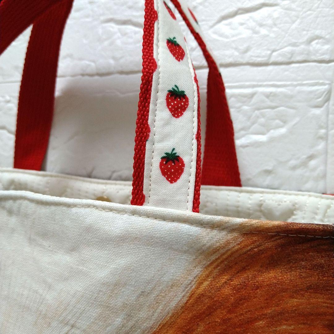 か*ち様 コヤンイサムチョン☆横長トートバッグ　ビッグフェイスアンコちゃん　ハー