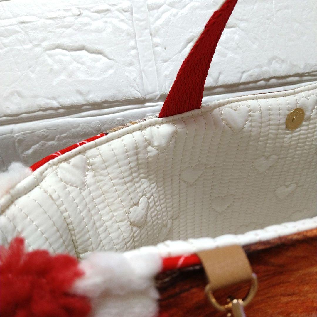 か*ち様 コヤンイサムチョン☆横長トートバッグ　ビッグフェイスアンコちゃん　ハー