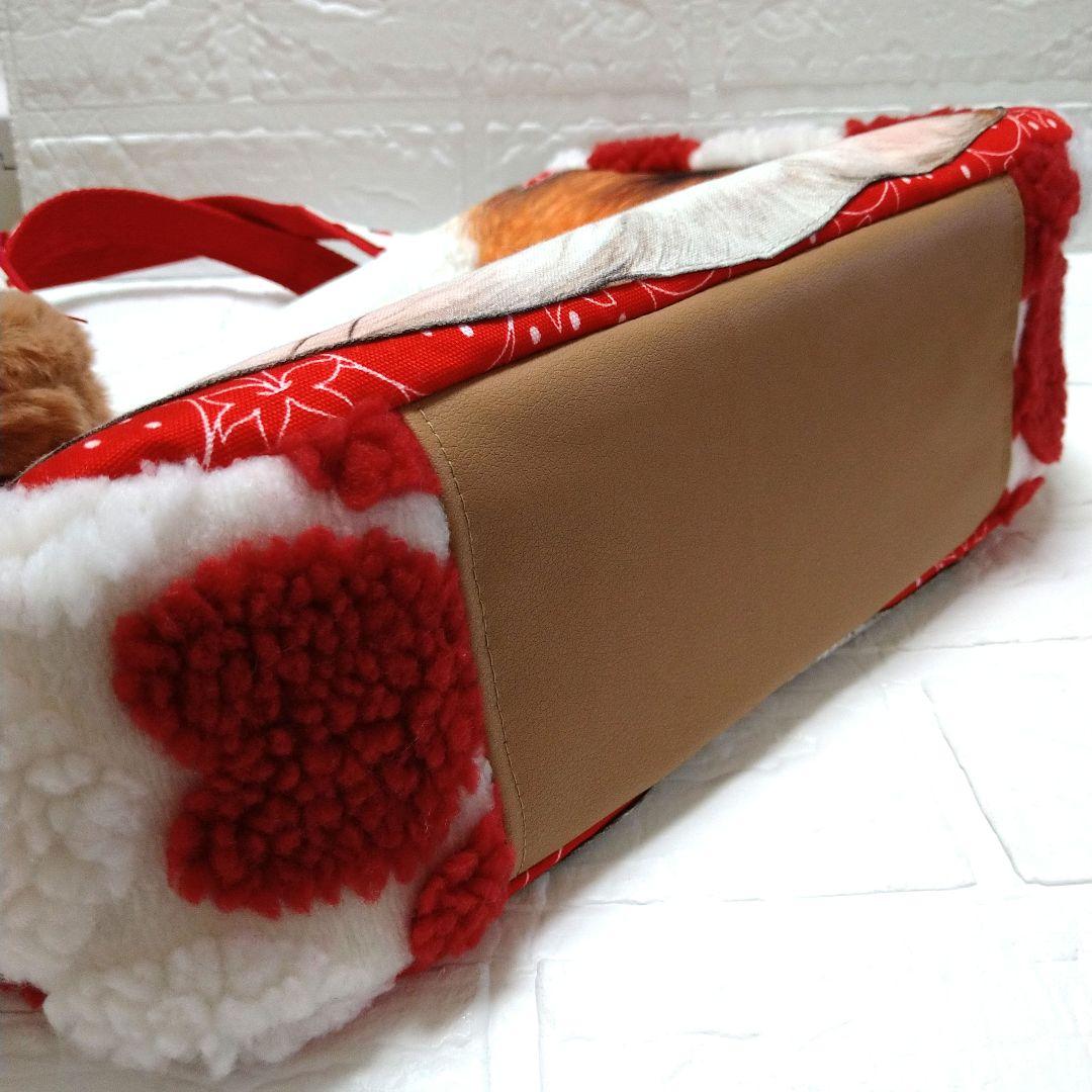 か*ち様 コヤンイサムチョン☆横長トートバッグ　ビッグフェイスアンコちゃん　ハー