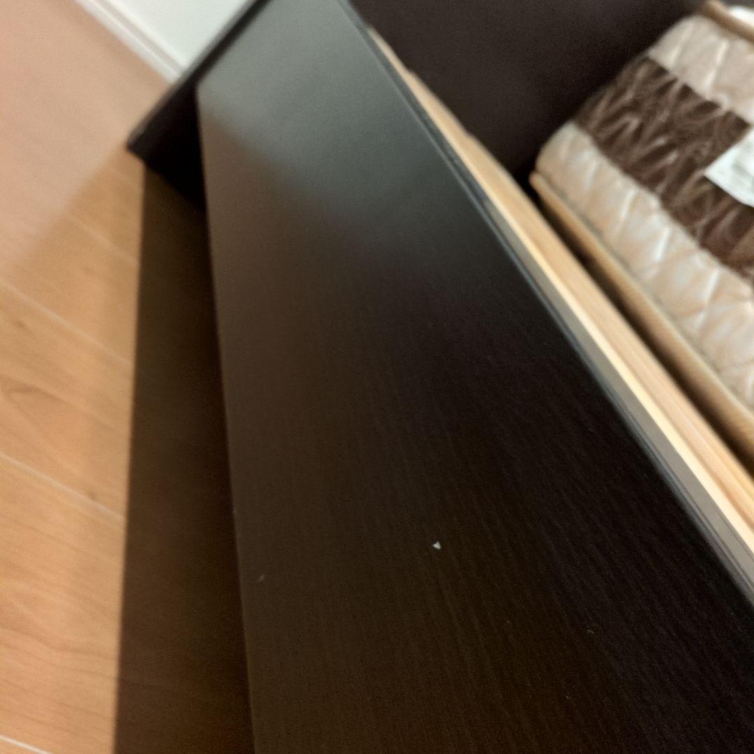 美品　3点セット　セミダブルマットレス 　ベッドフレーム　ニトリ両面仕様敷パット